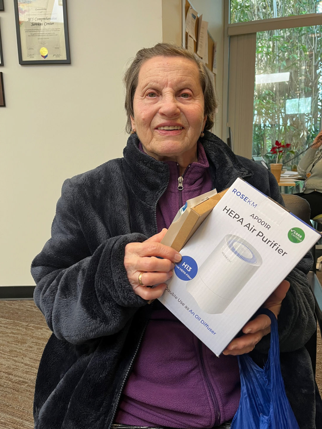 Holocaust survivor supported through Blue Card relief efforts